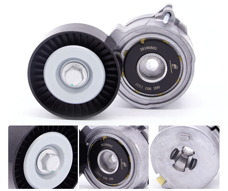 06E 903 133 T VW Audi Belt Drive Tensioner Pulley for Audi A8 A8Q AQ7 TOUA Audi Car Engine Parts
