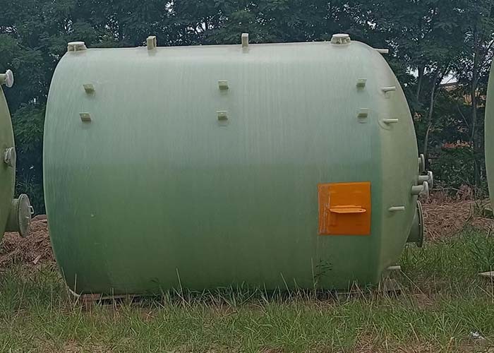 Filament Winding Vertical Frp Cylindrical Storage Tank Easy Installation