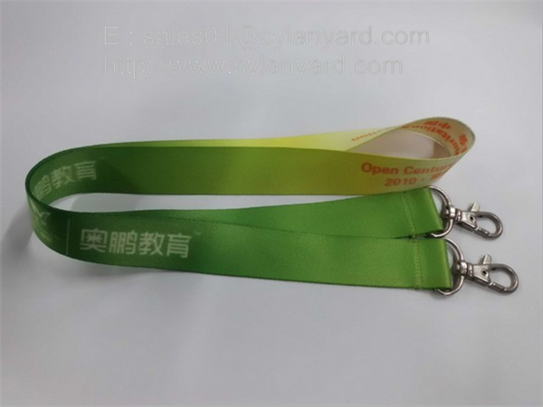 Double Ends Open Lanyard with swivel hooks