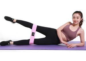 China Yoga Gym Exercise Hip Health Care Products Fabric Resistance Bands Custom Logo wholesale