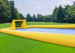 Football Field Outdoor Inflatable Sports Games 0.55mm PVC Waterproof Inflatable