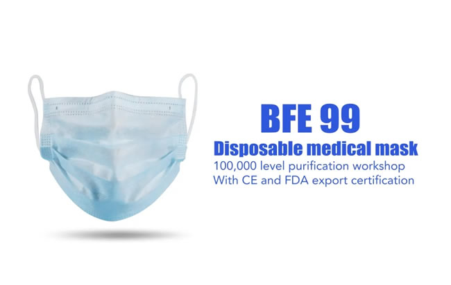 Portable Foldable Disposable Medical Non-Woven Face Mask