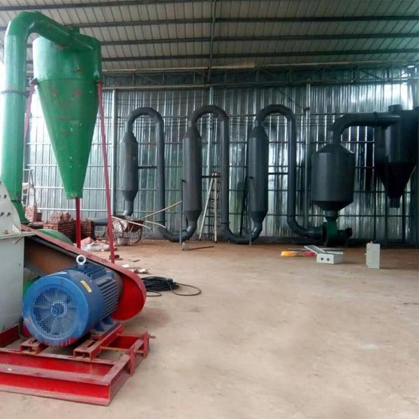 Hot Air Flow Pipe Sawdust Wood Shavings Chips Dryer