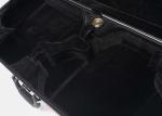 Durable Fiberglass Double Violin Case In Red With Wheels
