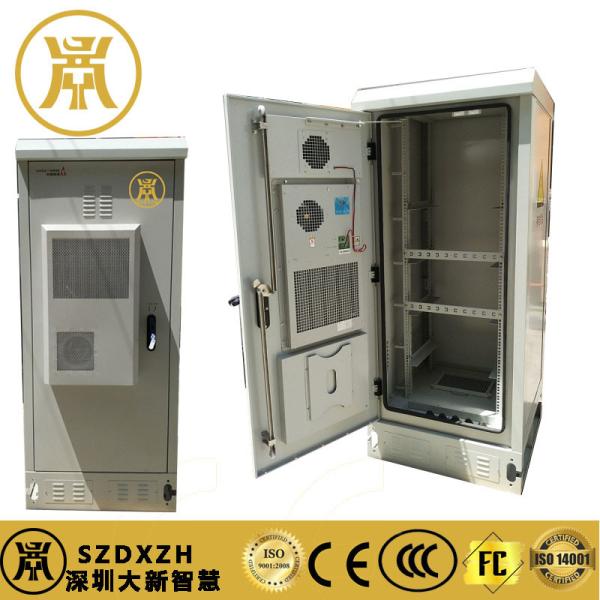 One Compartment Outdoor Telecommunication Cabinets With Air Conditioner And