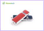 Promotional engravable Leather USB Flash Drive custom logo printing