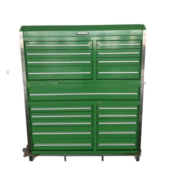 Garage Store Tools Silver 56" Heavy Duty Steel Rolling Tool Box Metal Garage