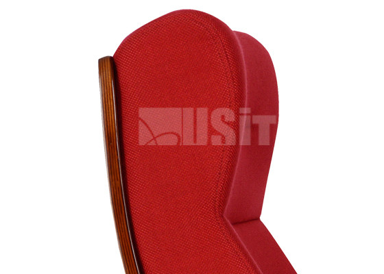 Aluminum Alloy Floor Conference Hall Chairs Theater Furniture Type Modern Style