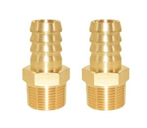 China 1&quot; Barb X 1&quot; Male Brass Hose Fitting wholesale
