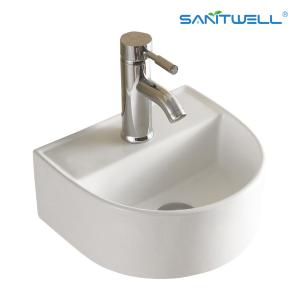 China Ceramic Basin AB8307 square chaozhou suppliers wall hung sink Above Counter Basin wholesale