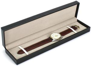 China SGS Decorative Custom Leather Gift Box Leather Watch Storage Case Carefully Crafted wholesale