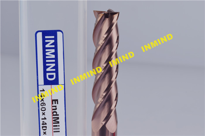 TiAlN Coated CNC End Mill For Milling Machine End Mills , 75 mm - 150 mm Length