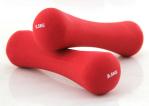 red pink blue purple green Bone Shaped women and children vinyl hand weight