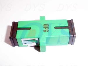 China Duplex SC 1 - 20dB Fiber Optic Attenuator Green For EDFA wholesale