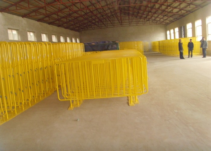 Temporary Crowd Control Barriers / Crowd Safety Barriers For Public Events