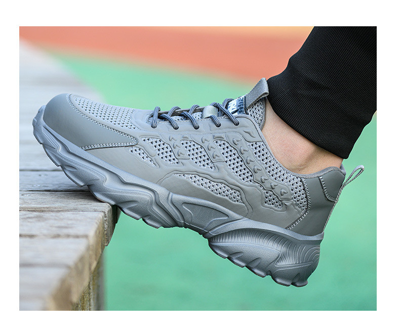Summer Light Work Shoes EVA Sole Safety Shoes Comfortable Safety Shoes Plastic Toe Work Boots