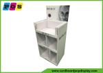 Merchandising Floor Shelf Cardboard Display Stands For Personal Care Products