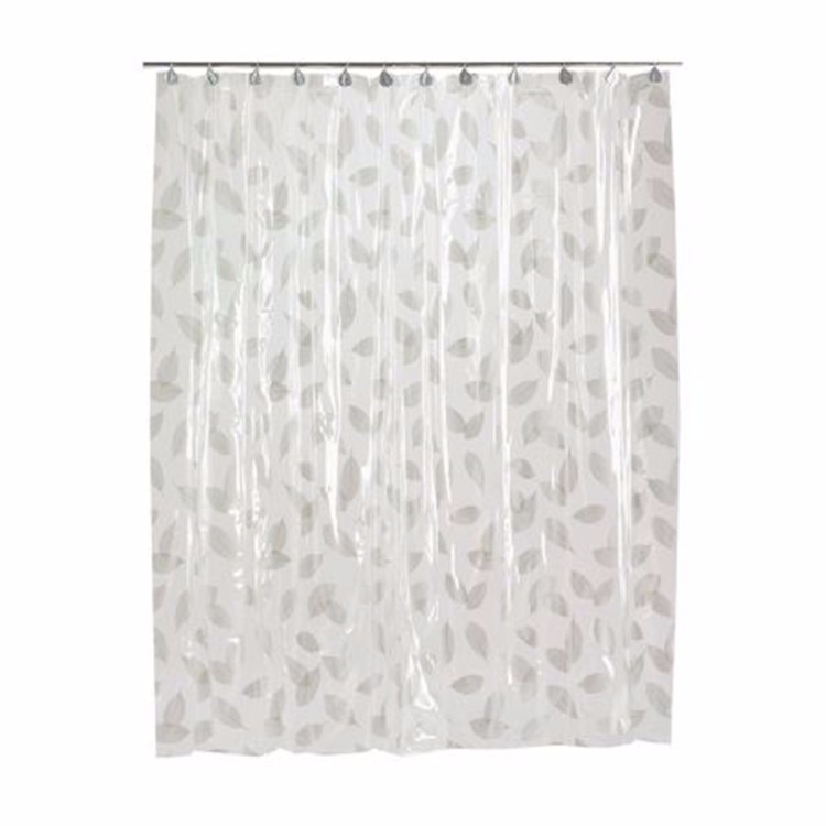 Mildew Resistant PEVA Stylish Waterproof Shower Curtain , Clear Plastic Shower Curtains