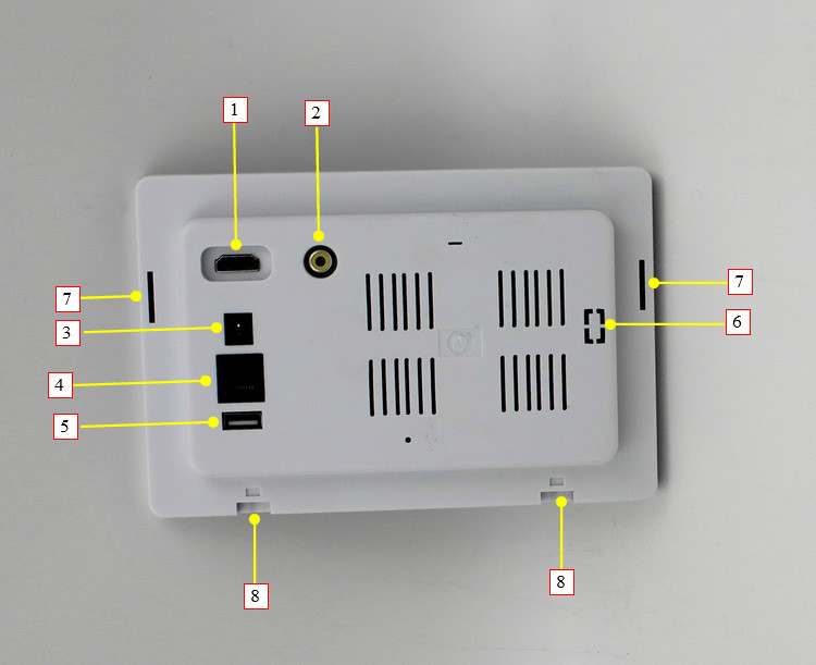 In Wall Mounted Android Tablet PC With POE For Smart Home Control