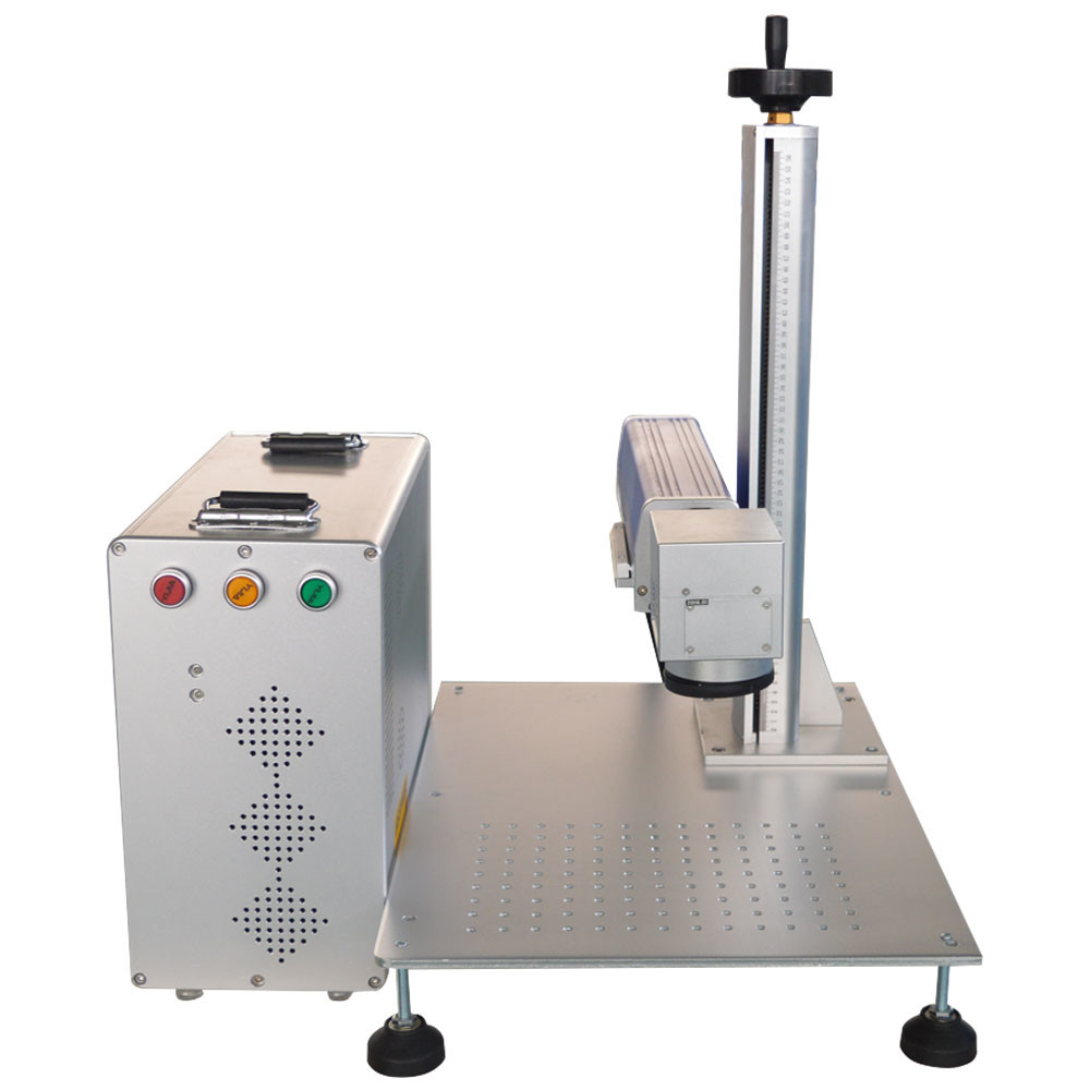 Autofocus 50W split fiber laser marking machine laser engraving machine Nameplate marking mach stainless steel