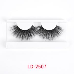 China Handmade Fluffy Volume Lashes , 5D Luxury Mink Lashes wholesale