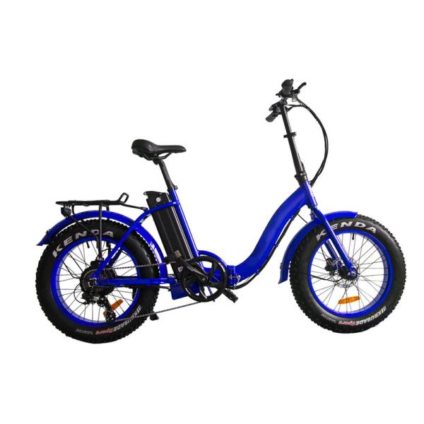 20 Inch Fat Tire Electric Bike 500w 48V Foldable Ebike Fat Tire Golf Full