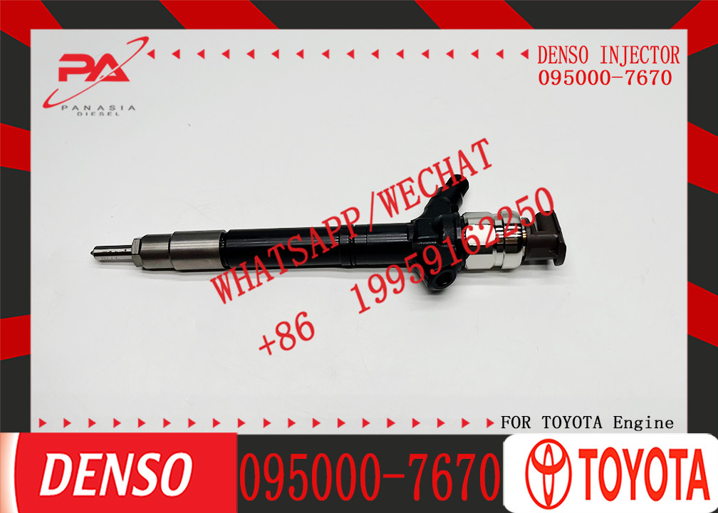 High Quality 23670-0R190 095000-7670 Diesel Common Rail Injector for Toyota Auris/Avensis/Corolla/Verso