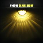 Good Price Waterproof LED Solar Wall Light 6 LEDs 6000k Light Sensor Outdoor