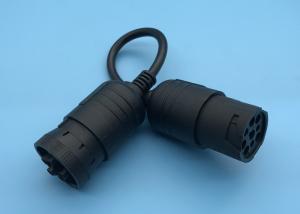 China J1708 Deutsch 6 Pin Female to Black Type 1 J1939 Deutsch 9 Pin Male Cable wholesale