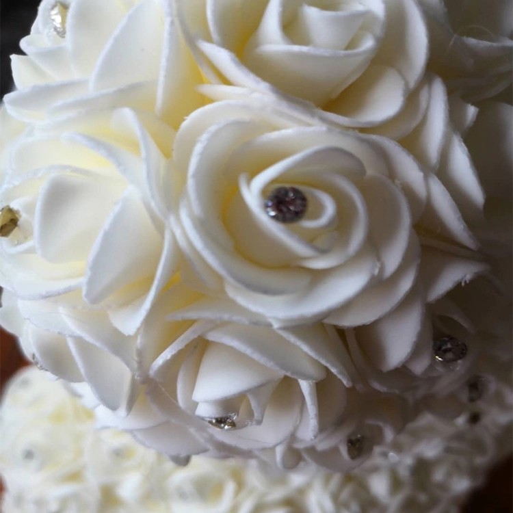 Wholesale Price 40CM Roses Bear with Diamond for Valentines Day Gift