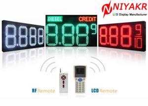 China Gas Station Led Gas Price Display Petrol Station Price Board Cold Rolled Steel Cabinets wholesale