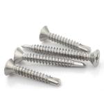 M5.5 Flat Head Self Tapping Metal Screws , GB 13-125mm Stainless Steel Furniture