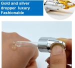 10ml 20ml 30ml 50ml Electroplate Gold Color Luxury Cosmetic Packaging Glass