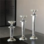 ZT-026 wedding accessories decoration set single crystal pillar candle holders