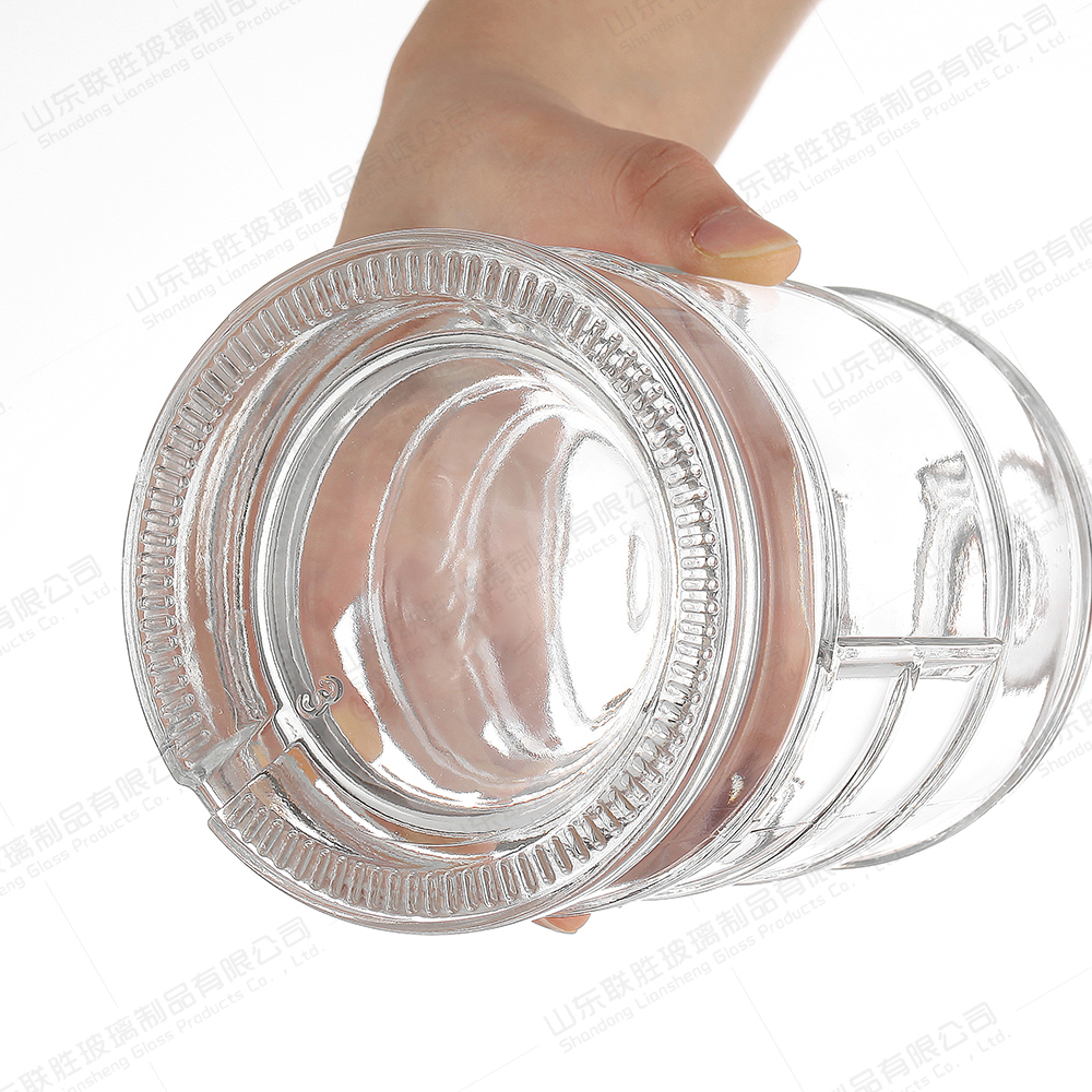 Rubber Stopper Sealing Type Crystal Glass Spirit Bottle for Crystal Glass Material