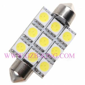 China 5050 9SMD/42MM Car LED Reading Light wholesale