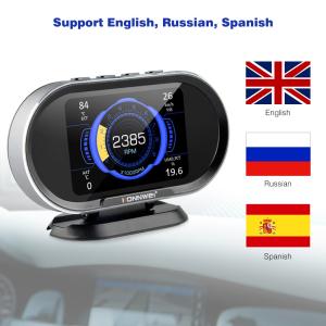 China KONNWEI Headp Up Display Obd Ii Gauge Diagnostic Scanner For All Cars wholesale