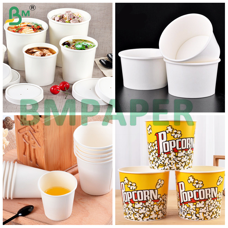 Aqueous Coated Paper For Cups Water Based Barrier Coating 280g+10g