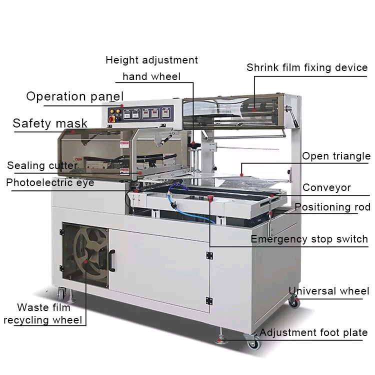 Direct Source Automatic Sealing Heat Shrink Cable sealing shrinking Machine