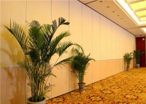 China Hotel Movable Partition Wall Systems With Track And Wheels wholesale