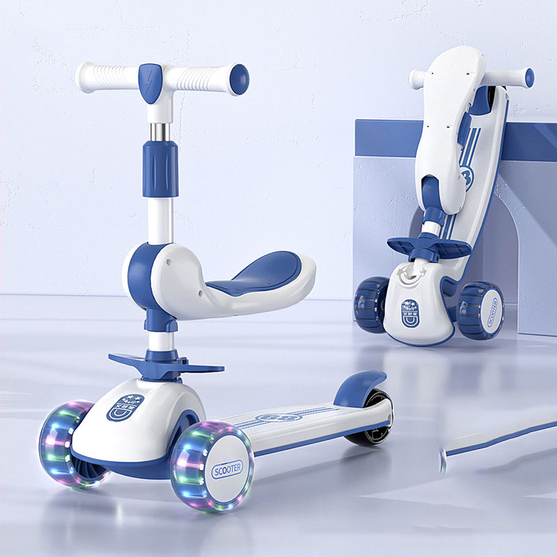 Adjustable Height Scooter for Kids Ages 4-6Y Collapsible and Durable Max Load 200 LBS