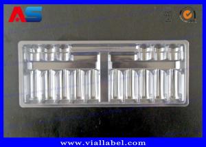 China On Sale ! Transparent 10 2ml Vials PET Plastic Blister Tray packaging Free Shipping wholesale