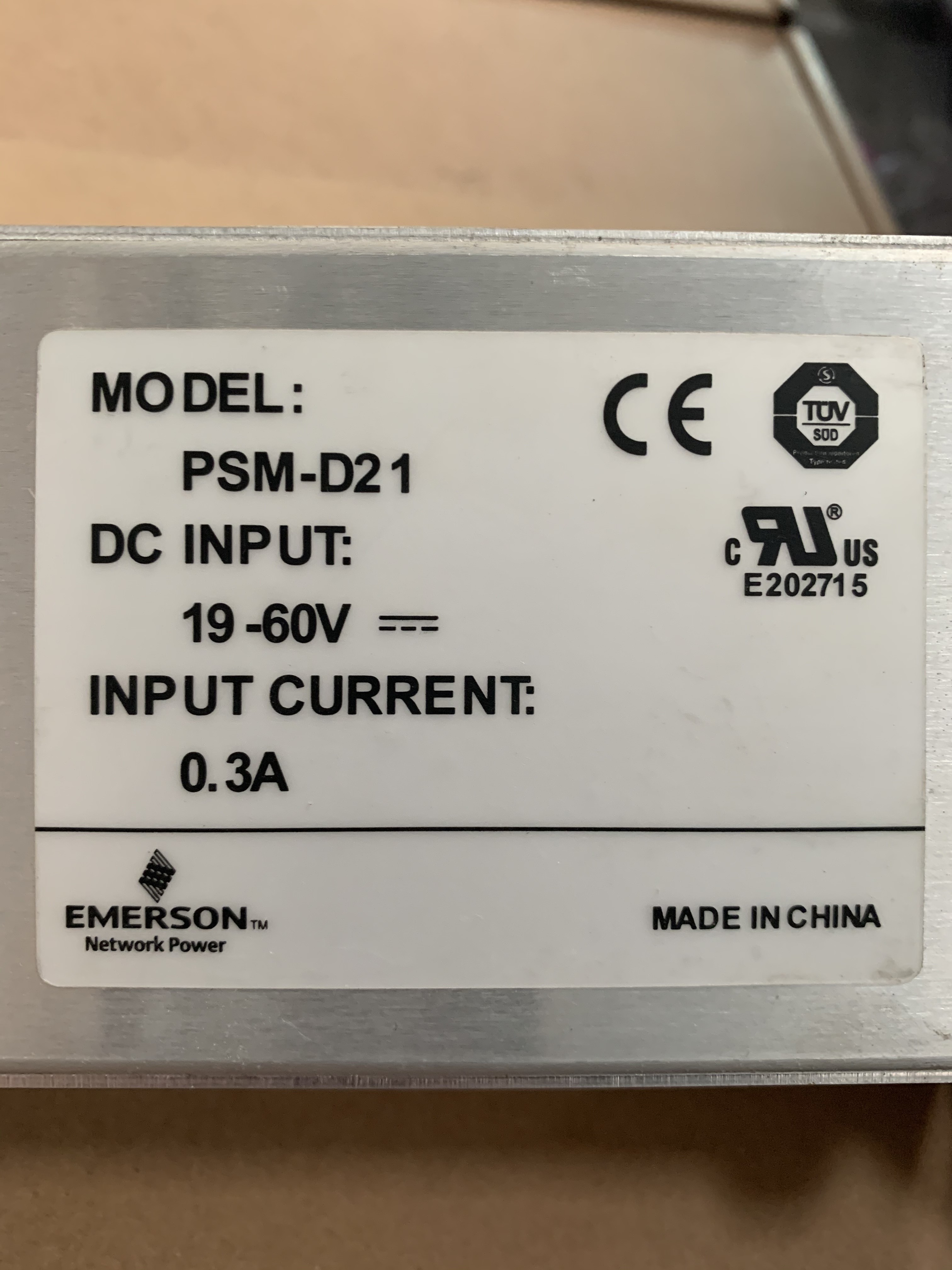 New PSM-D21 Controller EMERSON Monitoring Module