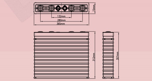 High Capacity LiFePO4 12V 400Ah Battery Pack for off-Grid Solar Power System