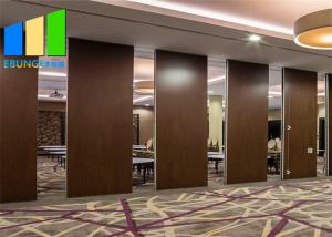 China Temporary Sliding Acoustic Wooden Movable Partition Walls Dividers For Church wholesale