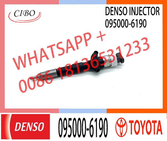 Common Rail Fuel Injector 23670-09060 23670-0L010 095000-6190 for Diesel Engine 2KD-FTV D4D