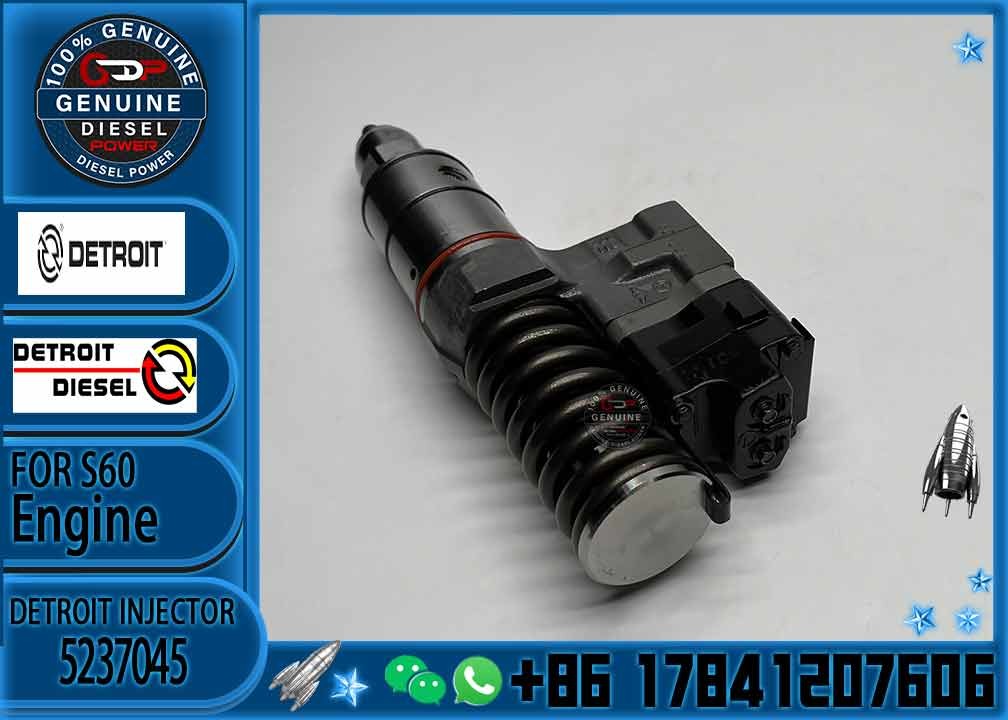 High Quality Remanufactured S60 Detroit Diesel Series 60 Fuel Injector R5237045 5237045