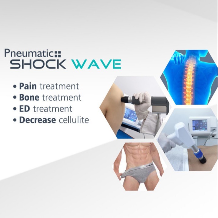 ESWT Air Pressure Shockwave Therapy Machine Massager Device Fat Reduction