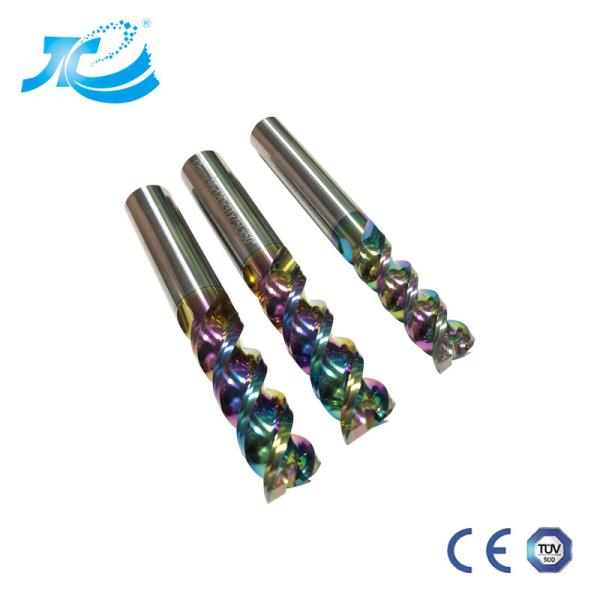 DLC End Mill For Aircraft Aluminum High Speed High Finishing Cnc Tool Milling