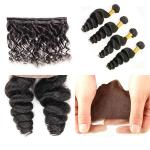 Unprocessed Loose Curly Hair Extensions / Loose Curly Virgin Indian Hair